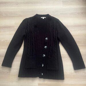 Women's Carolyn Taylor Black Cardigan Size Medium